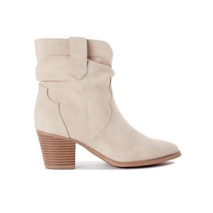 Time and Tru Women’s Western Slouch Boots Light Tan Size 9